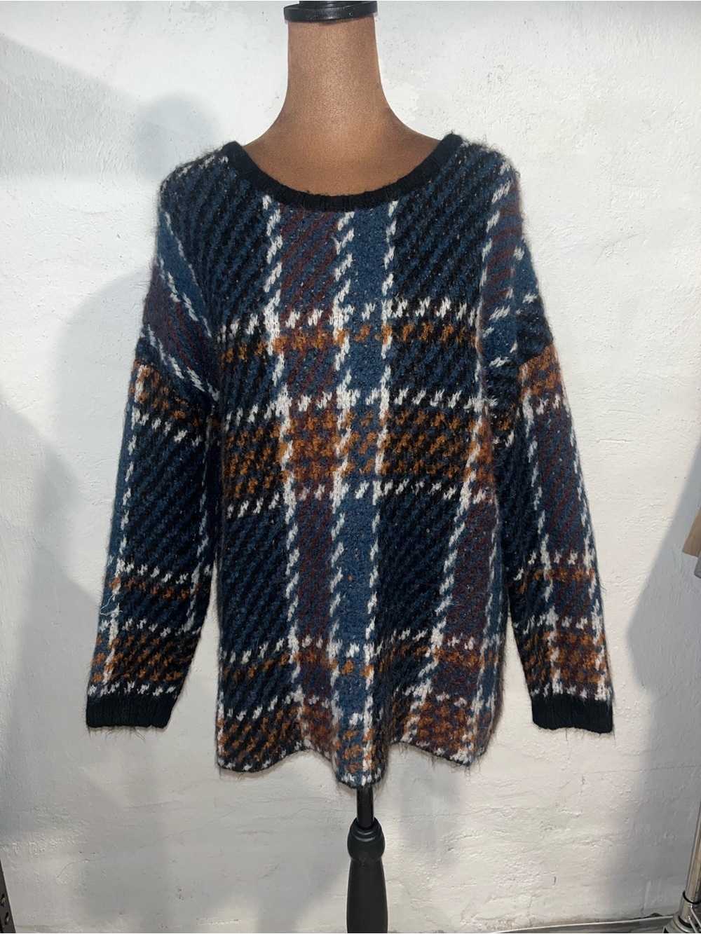 Ann Taylor Checkered Sweater